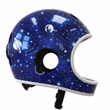 casque intégral enfant Mandi Bulle motif planète et étoiles protection enfant